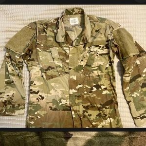 OCP Army Combat Coat Shirt Camo Size SMALL SHORT
